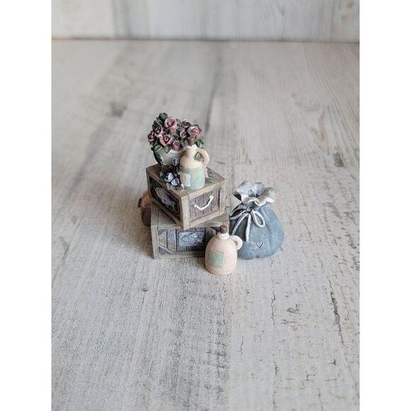 Ivy Cove Fisherman's gear 1999 Village accessory Xmas - Picture 1 of 5